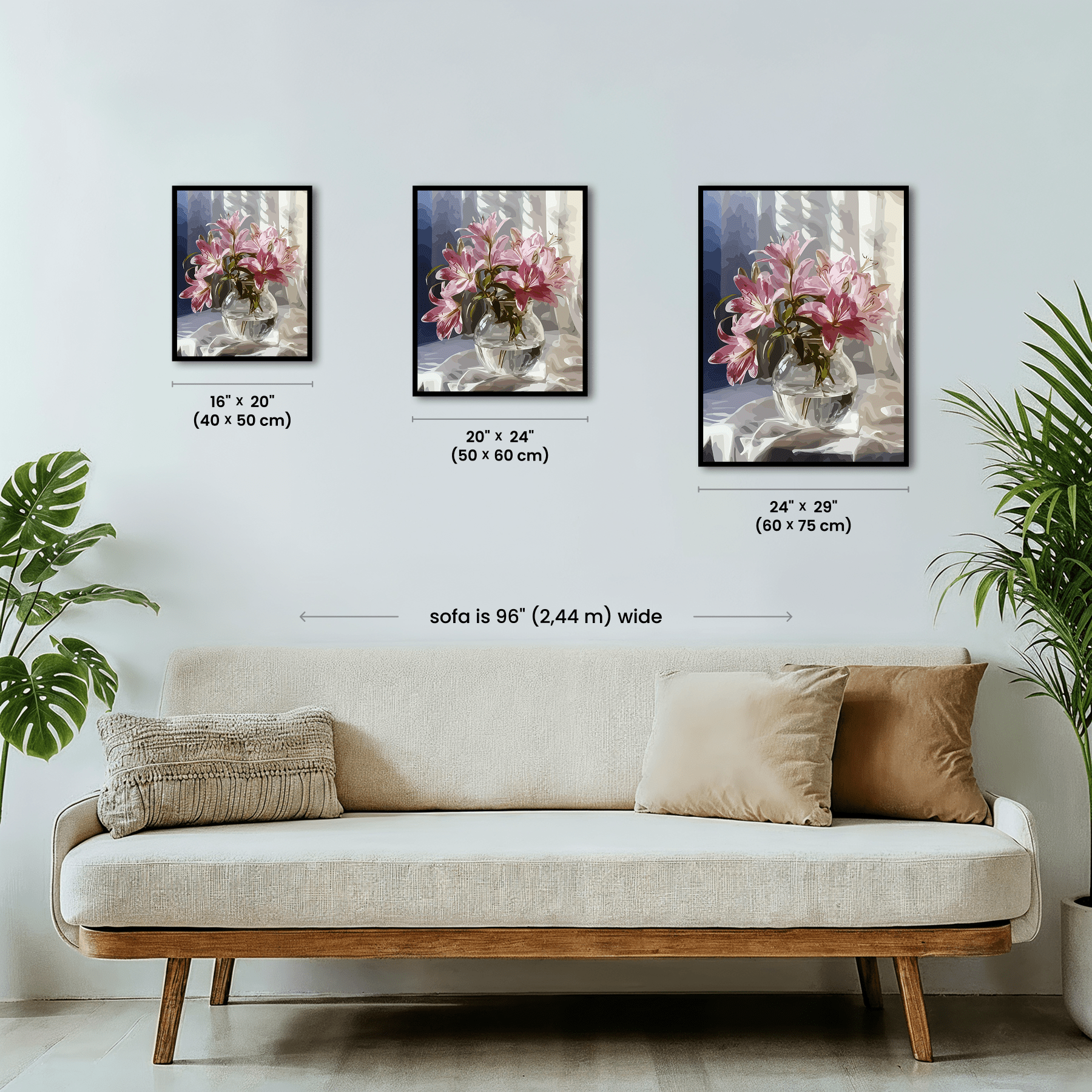 Paint by numbers - Soft Bloom Panel - MyArt