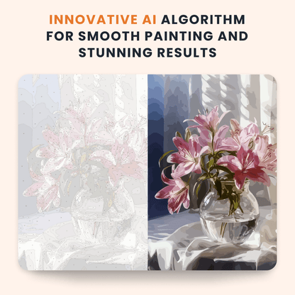 Paint by numbers - Soft Bloom Panel - MyArt