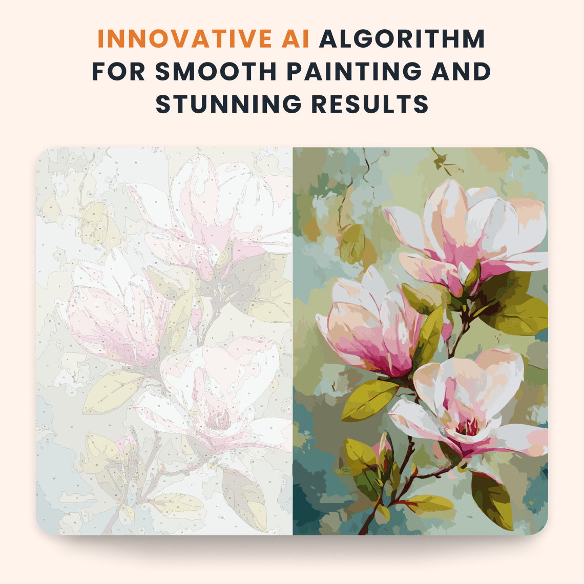 Paint by numbers - Soft Botanica - MyArt