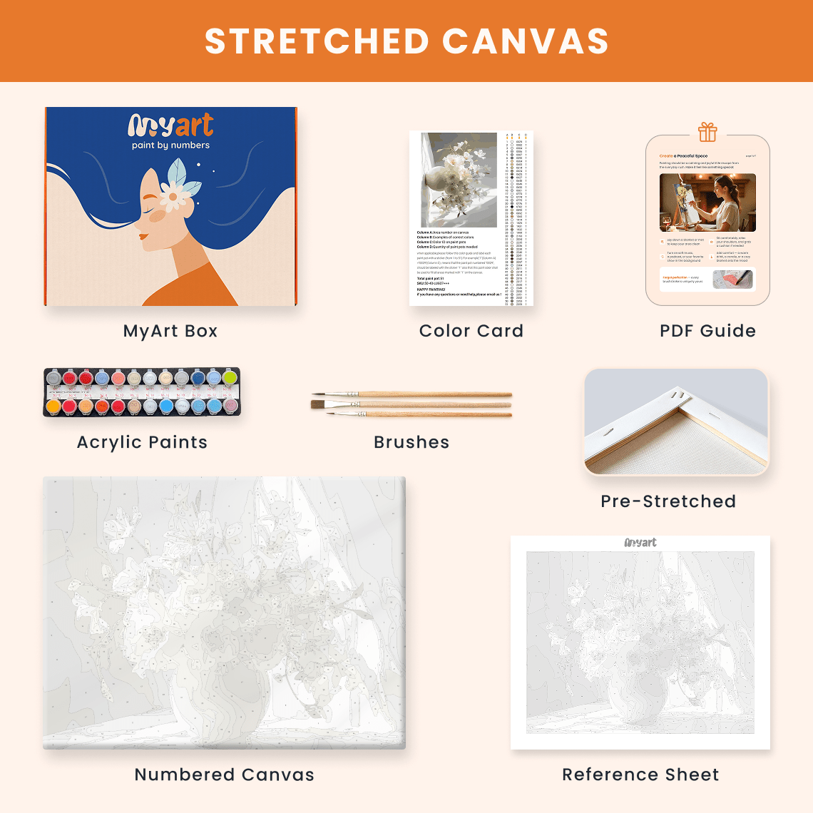 Paint by numbers - Soft Elegance - MyArt