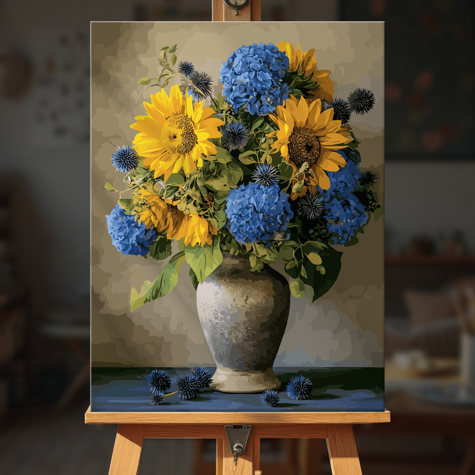 Paint by numbers - Soft Floral Tone - MyArt