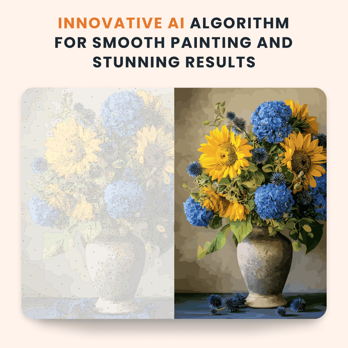 Paint by numbers - Soft Floral Tone - MyArt