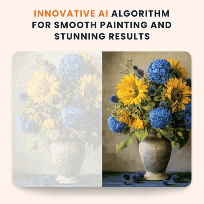 Paint by numbers - Soft Floral Tone - MyArt