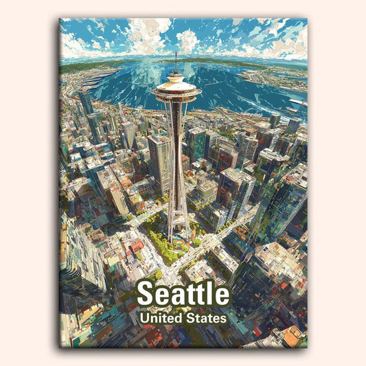 Paint by numbers - Space Needle - MyArt