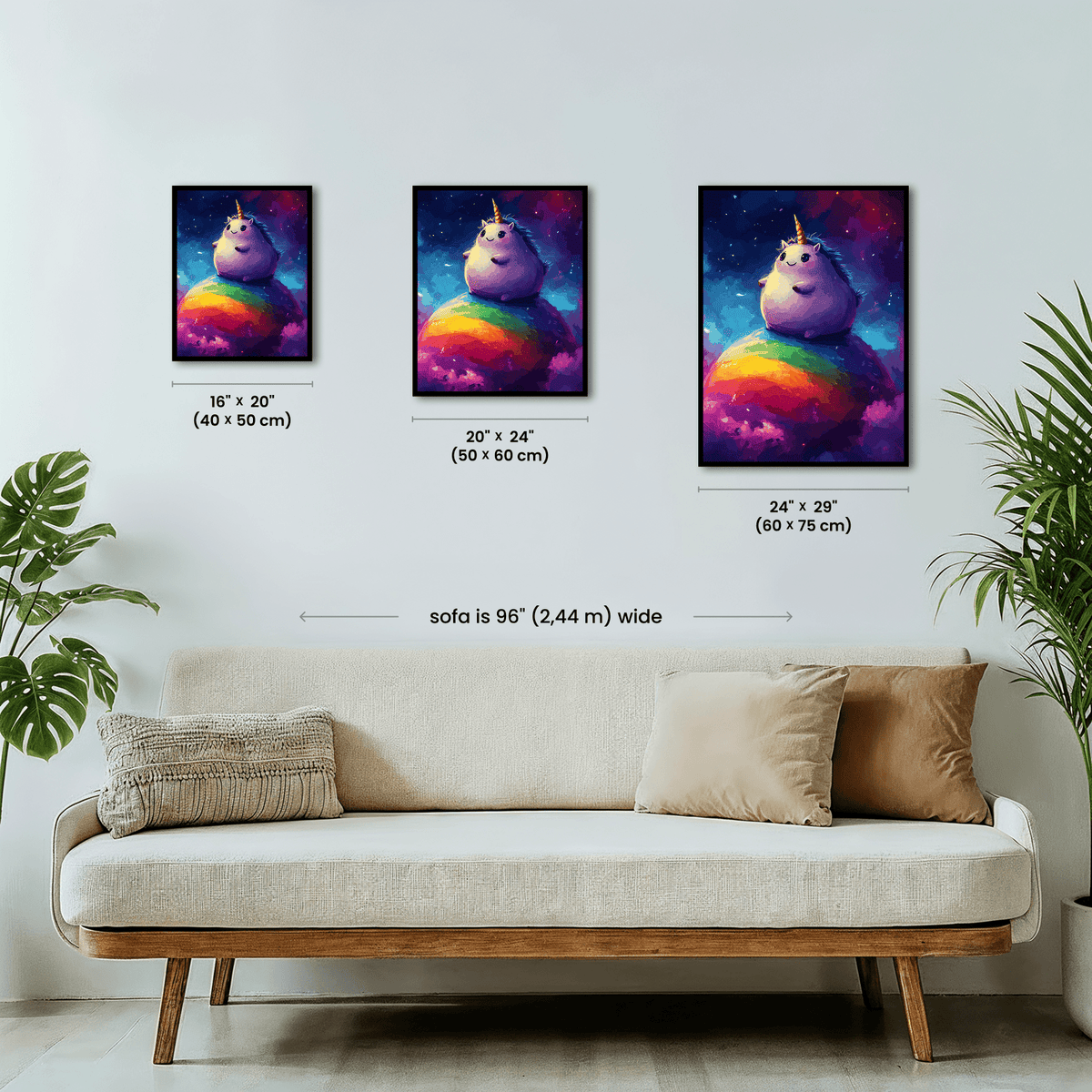 Paint by numbers - Space Unicorn - MyArt