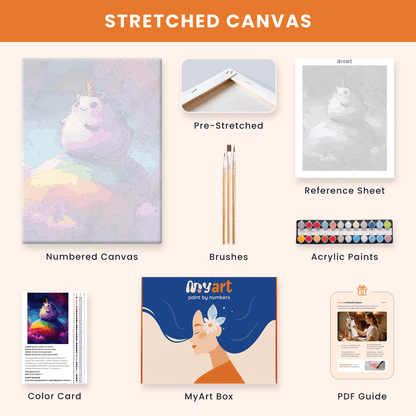 Paint by numbers - Space Unicorn - MyArt