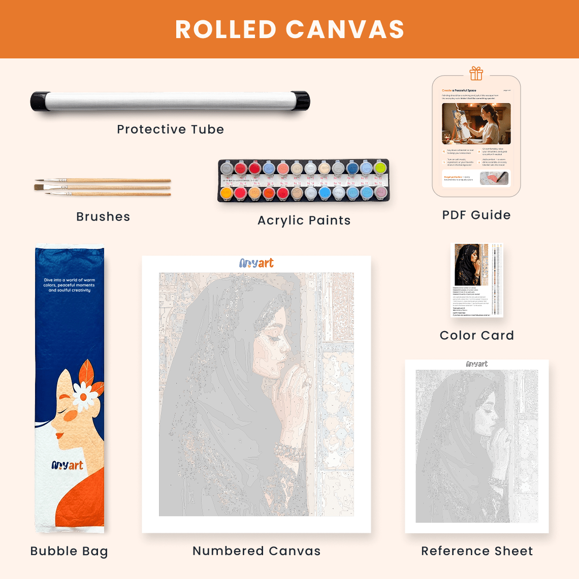 Paint by numbers - Spiritual Grace - MyArt