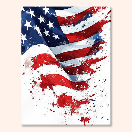 Splattered Flag