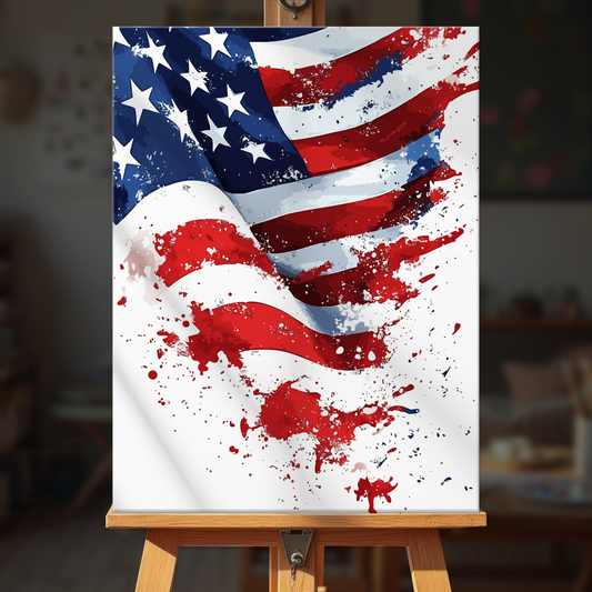 Splattered Flag