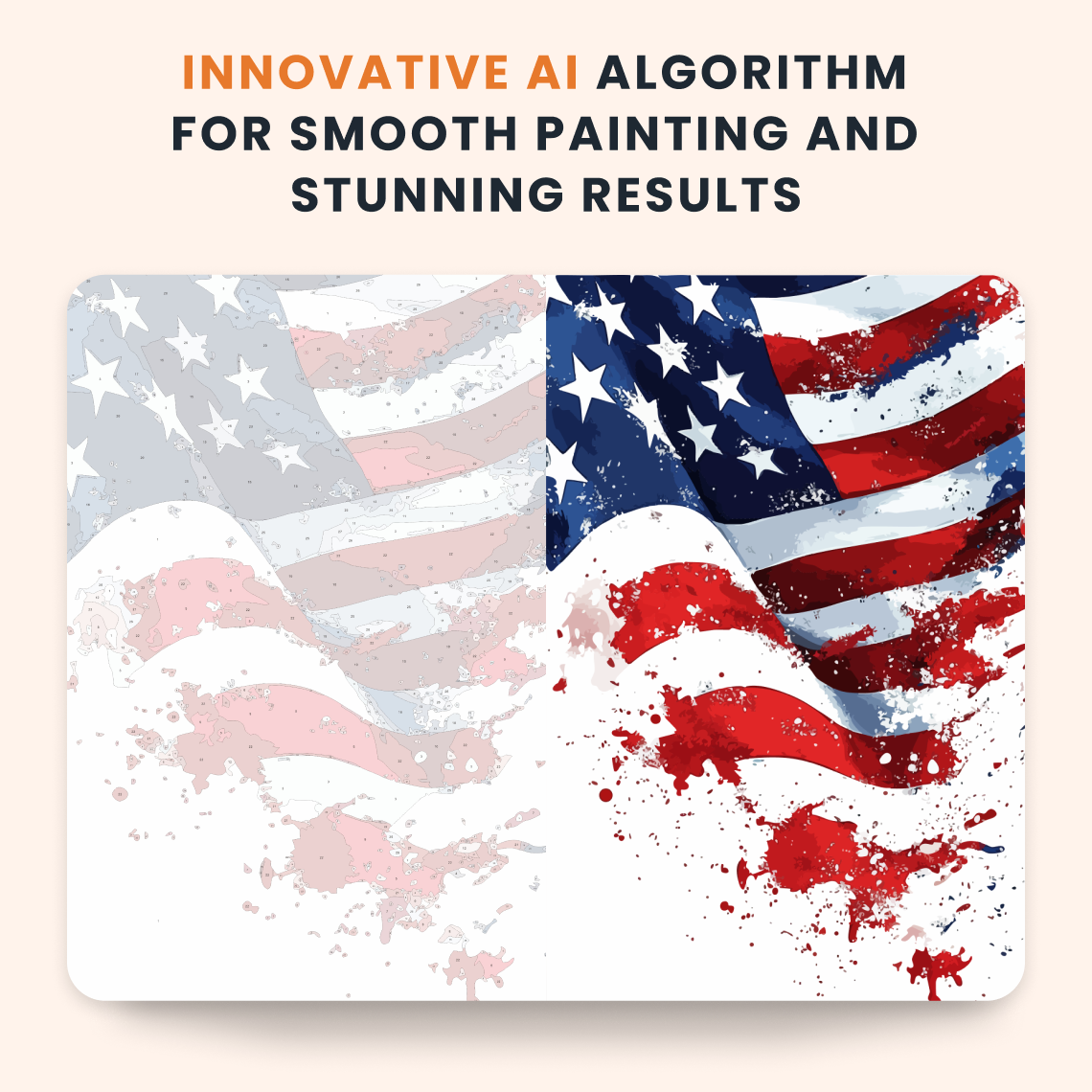Splattered Flag