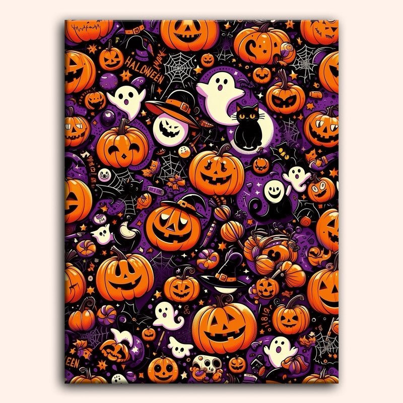 Paint by numbers - Spooky Pattern - MyArt
