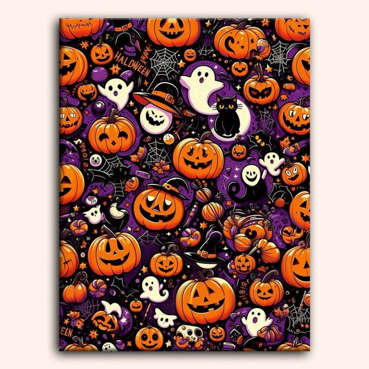 Paint by numbers - Spooky Pattern - MyArt