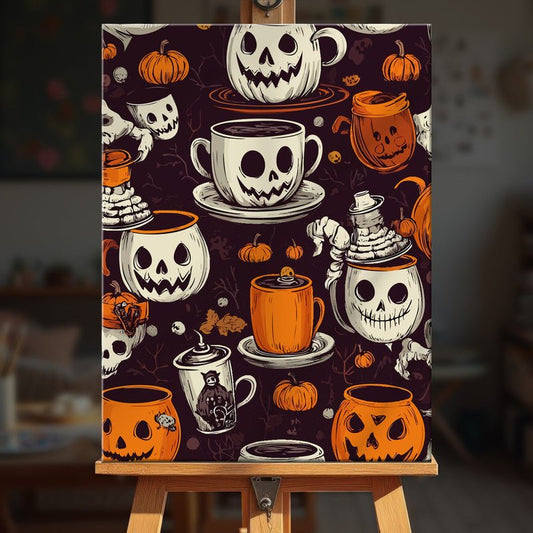 Paint by numbers - Spooky Sips - MyArt