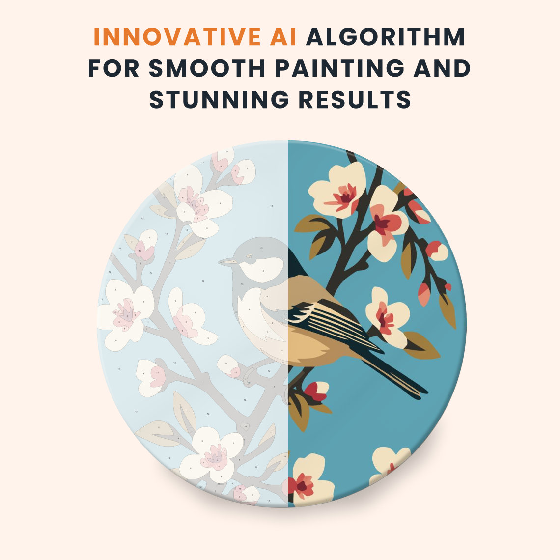 Paint by numbers - Spring Bird - MyArt