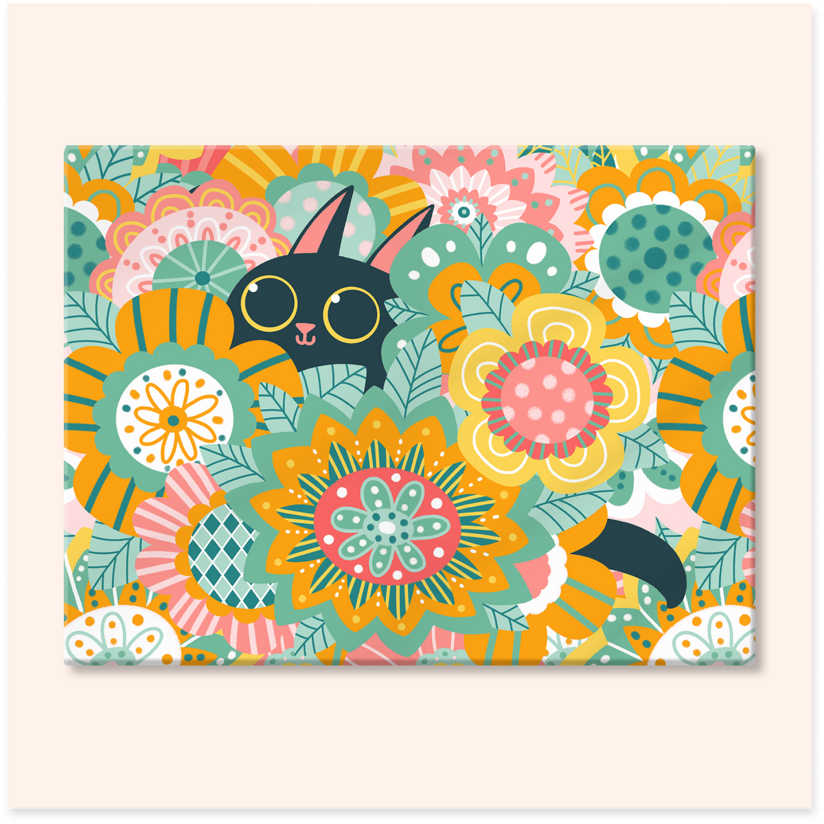 Spring Bloom Cat