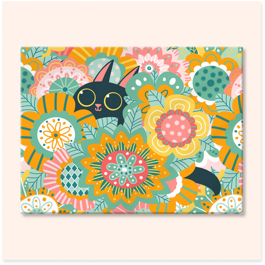 Spring Bloom Cat