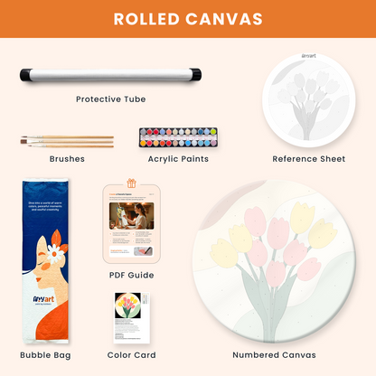 Paint by numbers - Spring Tulips - MyArt