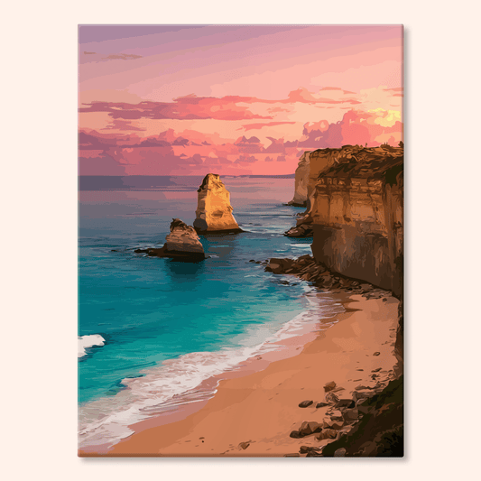 Paint by numbers - Stacked Coast - MyArt