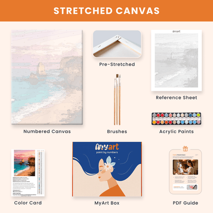 Paint by numbers - Stacked Coast - MyArt