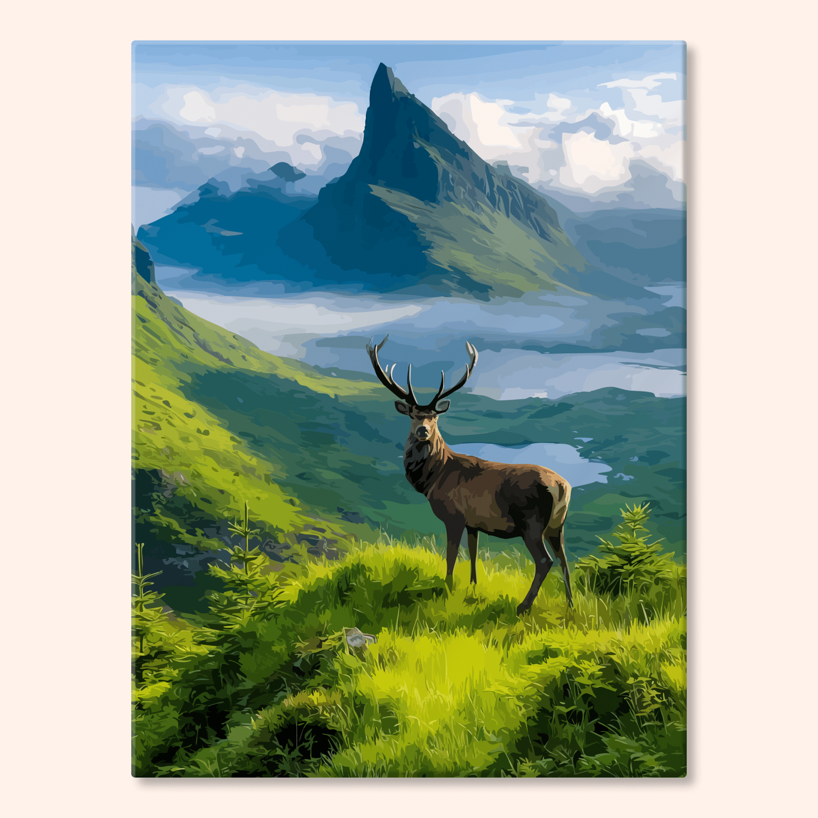 Paint by numbers - Stag Vista - MyArt