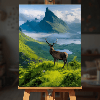 Paint by numbers - Stag Vista - MyArt