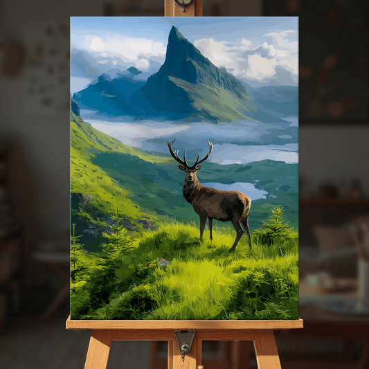 Paint by numbers - Stag Vista - MyArt