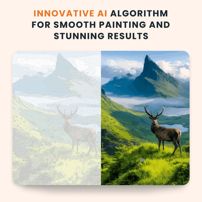 Paint by numbers - Stag Vista - MyArt