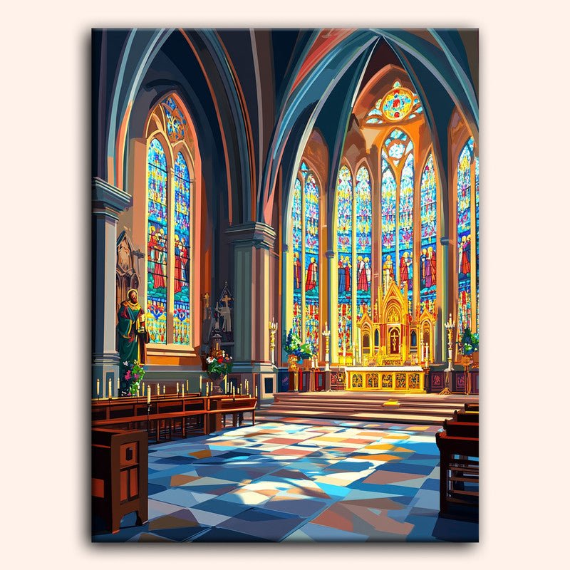 Paint by numbers - Stained Glory - MyArt