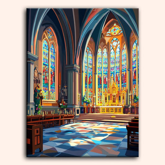Paint by numbers - Stained Glory - MyArt