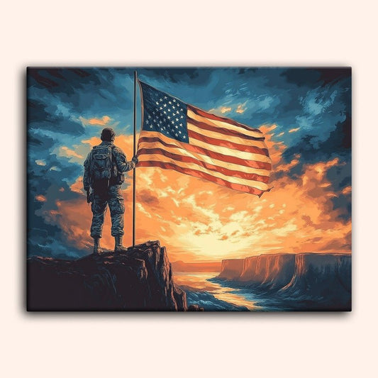 Paint by numbers - Standard Bearer - MyArt