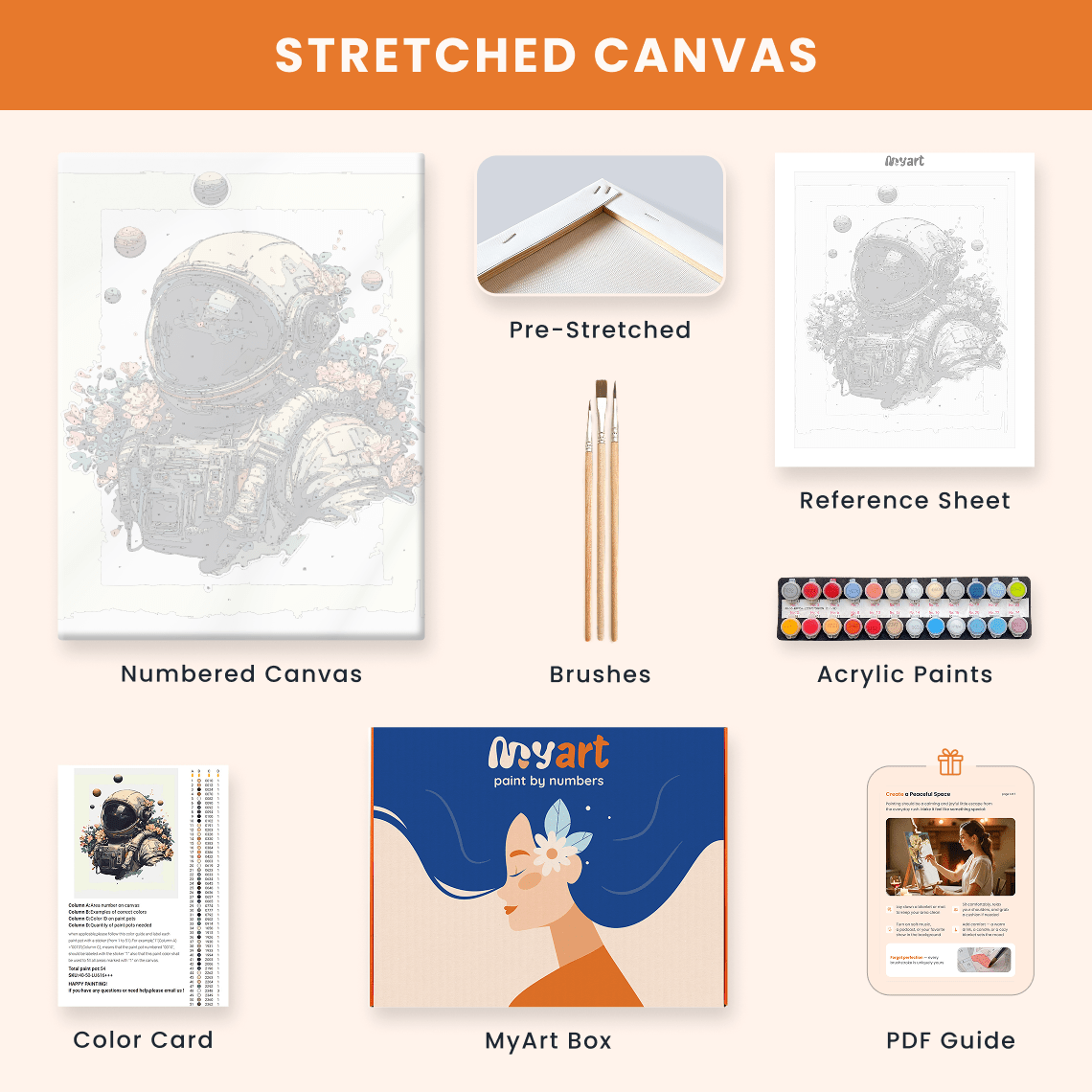 Paint by numbers - Stardust Serenity - MyArt
