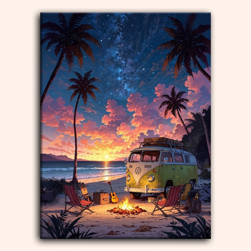 Paint by numbers - Starry Campfire - MyArt