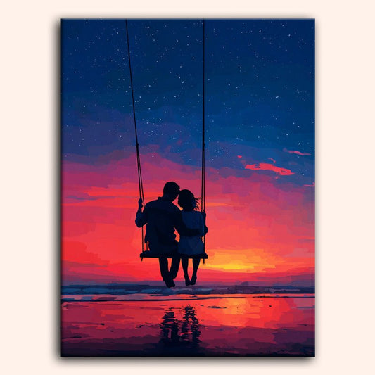 Paint by numbers - Starry Swing - MyArt
