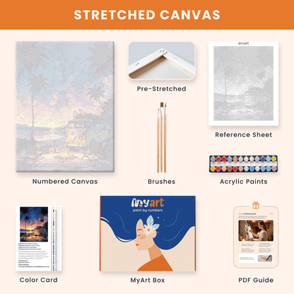 Paint by numbers - Starry Campfire - MyArt