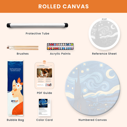 Paint by numbers - Starry Night - MyArt