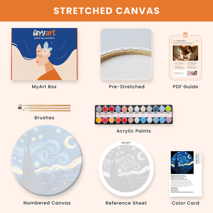 Paint by numbers - Starry Night - MyArt