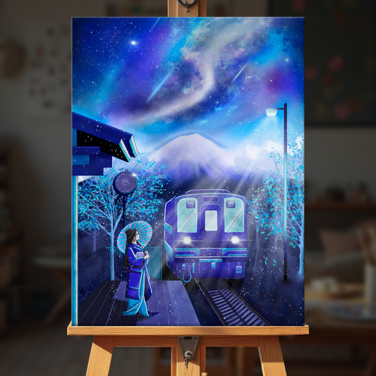 Starry Train Station