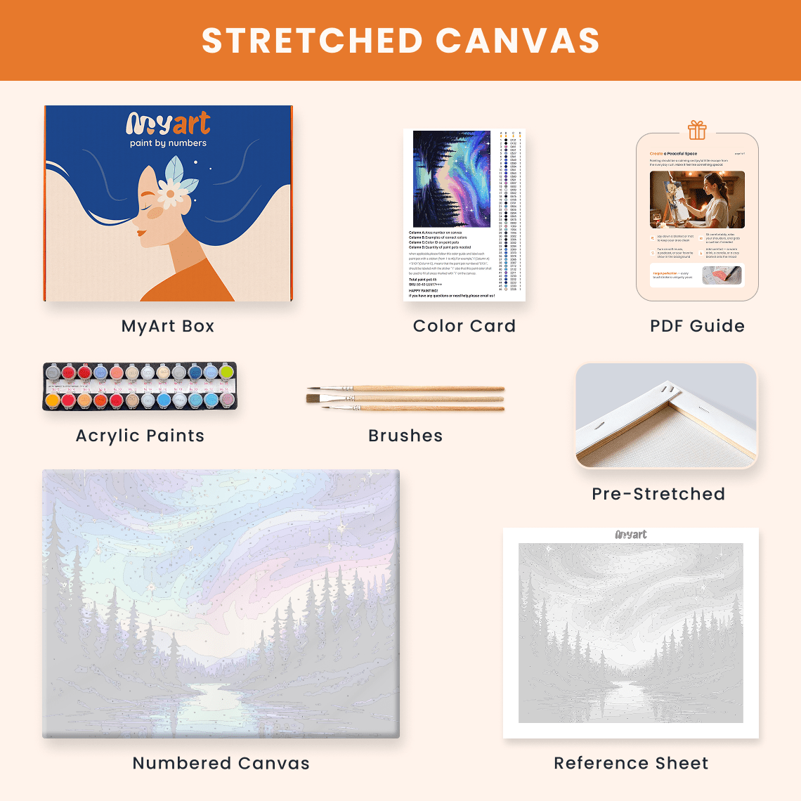 Paint by numbers - Stellar Woods - MyArt