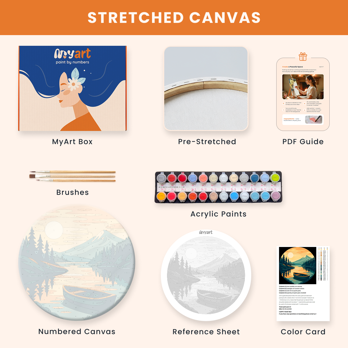 Paint by numbers - Calm Waters - MyArt