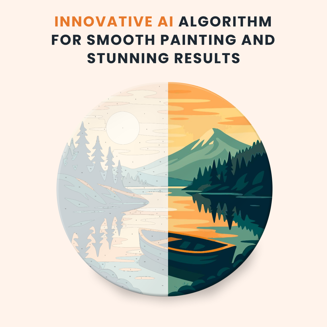 Paint by numbers - Calm Waters - MyArt