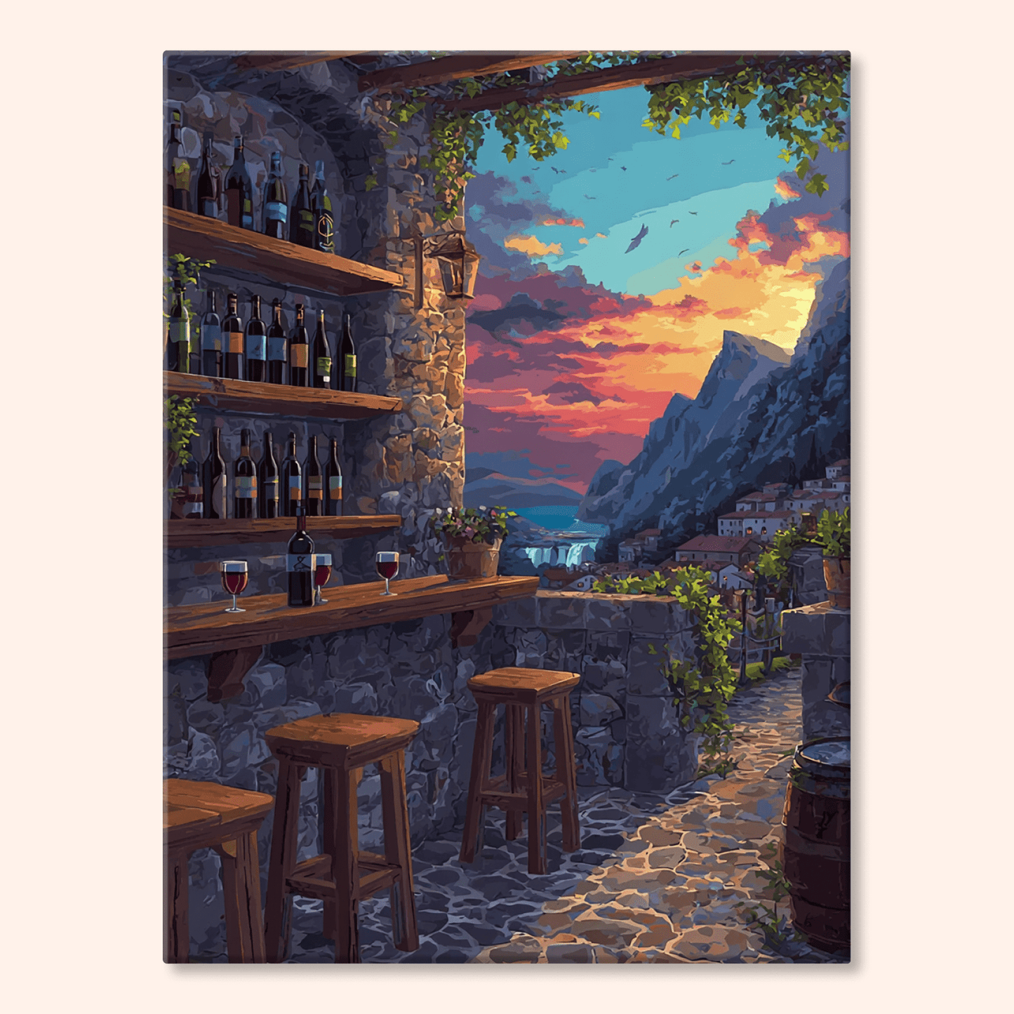 Paint by numbers - Stone Sunset - MyArt