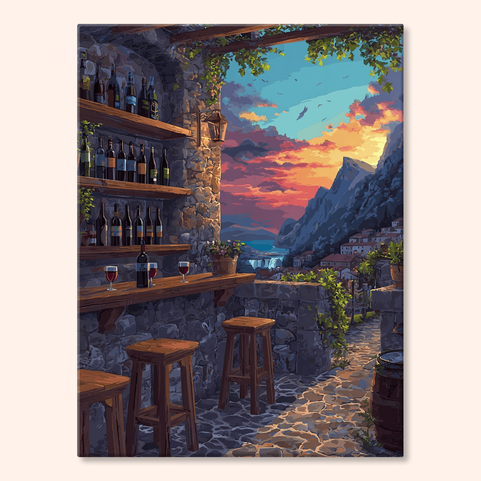 Paint by numbers - Stone Sunset - MyArt