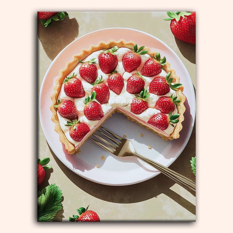 Paint by numbers - Strawberry Cream - MyArt