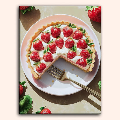 Paint by numbers - Strawberry Cream - MyArt