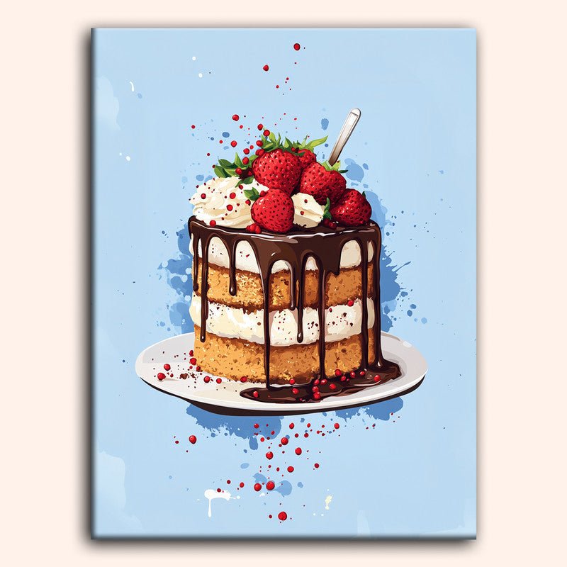 Paint by numbers - Strawberry Melt - MyArt