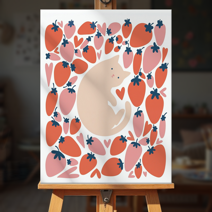 Strawberry Cat