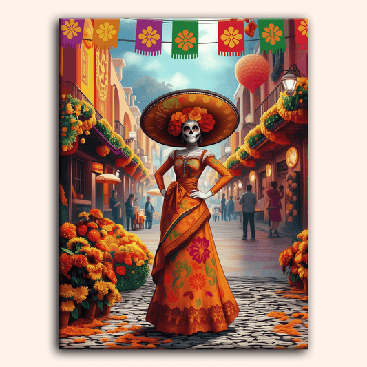 Paint by numbers - Street Catrina - MyArt