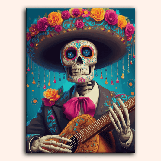 Paint by numbers - Strumming Bones - MyArt