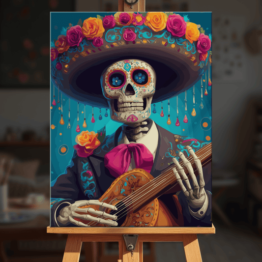 Paint by numbers - Strumming Bones - MyArt