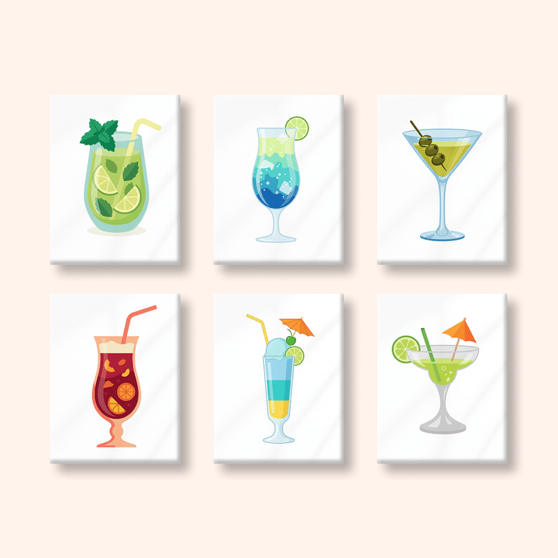 Paint by numbers - Summer Sips - MyArt